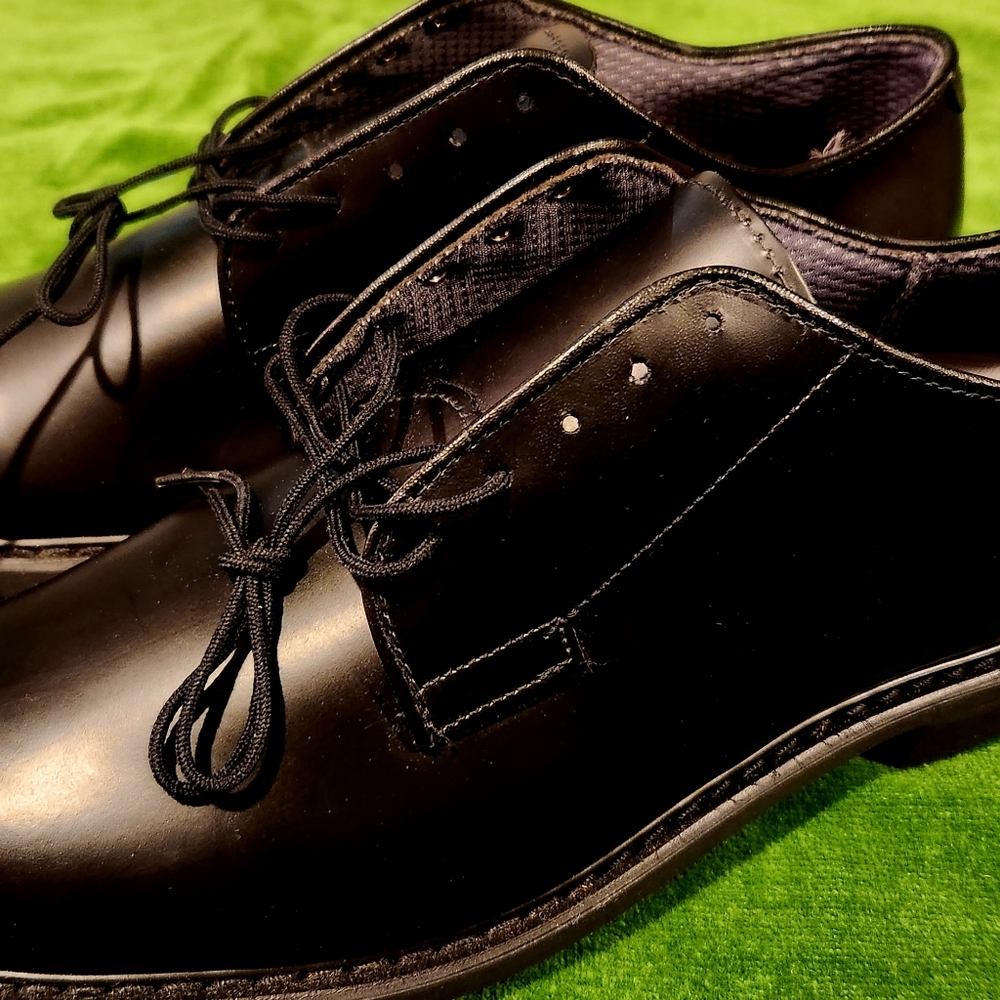 Bates Men's Leather Uniform Dress Work Shoes Size 11.5 Black Military Police